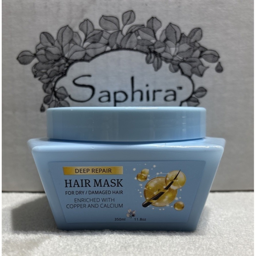 Saphira Mineral Essentials Deep Repair Hair Mask For Dry/Damaged Hair 11.8 oz